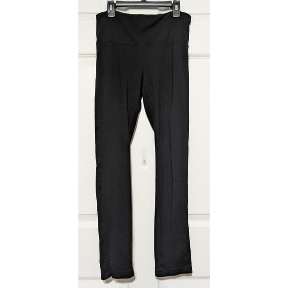White House Black Market Pants Small Black Pull On Stretch Straight Leg Leggings - Picture 4 of 9